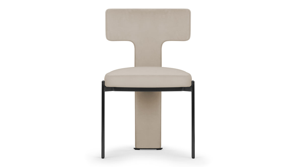 Zefir - Zefir Dining Chair, French Gray Velvet