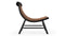 Suko - Suko Lounge Chair, Natural Cord and Ink Black Vegan Leather