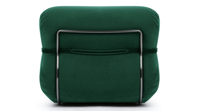 Bao - Bao Lounge Chair, Emerald Velvet