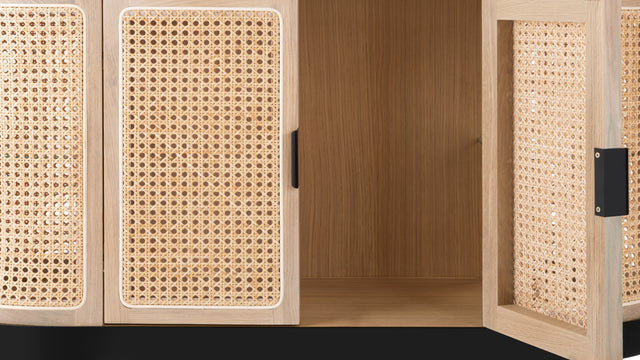 Mika - Mika Cabinet, Natural Rattan