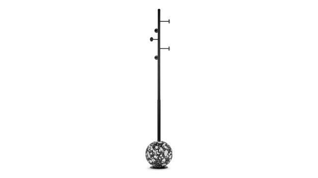 Innes - Innes Coat Stand, Black and White Terrazzo