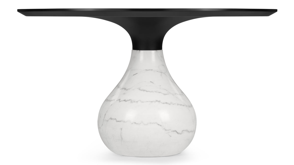 Como - Como Dining Table, Carrara Marble, 53in