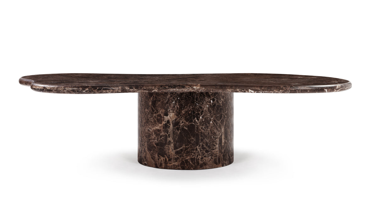 Cloud - Cloud Coffee Table, Dark Emperador Marble