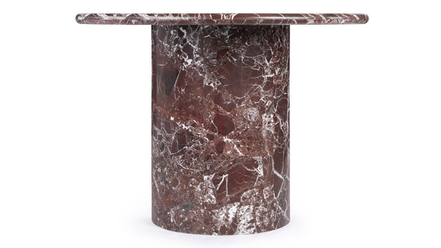 Dante - Dante Dining Table, Rosso Levanto Marble, 98in