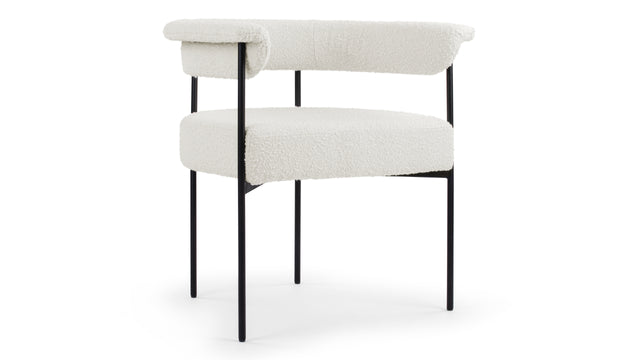 Mei - Mei Armchair, Warm White Boucle