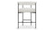 Mei - Mei Counter Stool, Warm White Boucle, Seat Height 26.5in