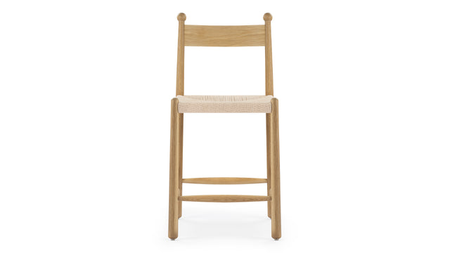 Sara - Sara Bar Stool, Oak, Seat Height 24in