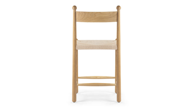 Sara - Sara Bar Stool, Oak, Seat Height 24in