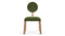 Fossie - Fossie Side Chair, Moss Green Velvet