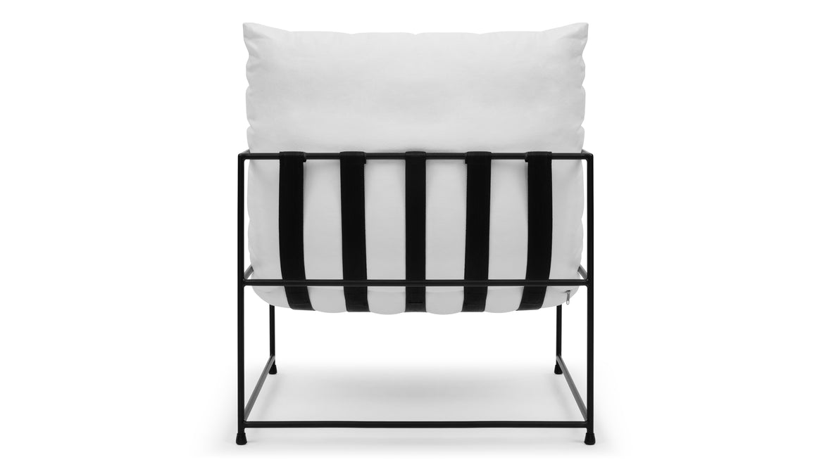 Hudson - Hudson Lounge Chair, Snow White Linen