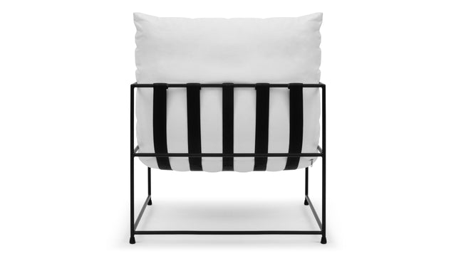 Hudson - Hudson Lounge Chair, Snow White Linen