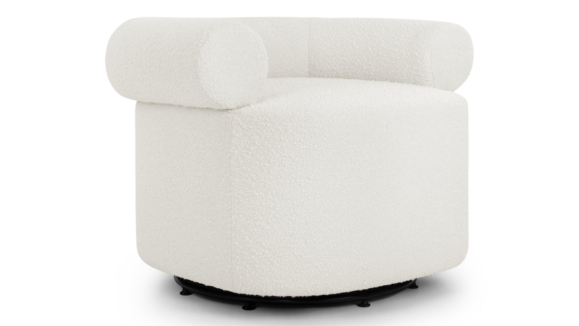 Huggy - Huggy Chair, Warm White Boucle