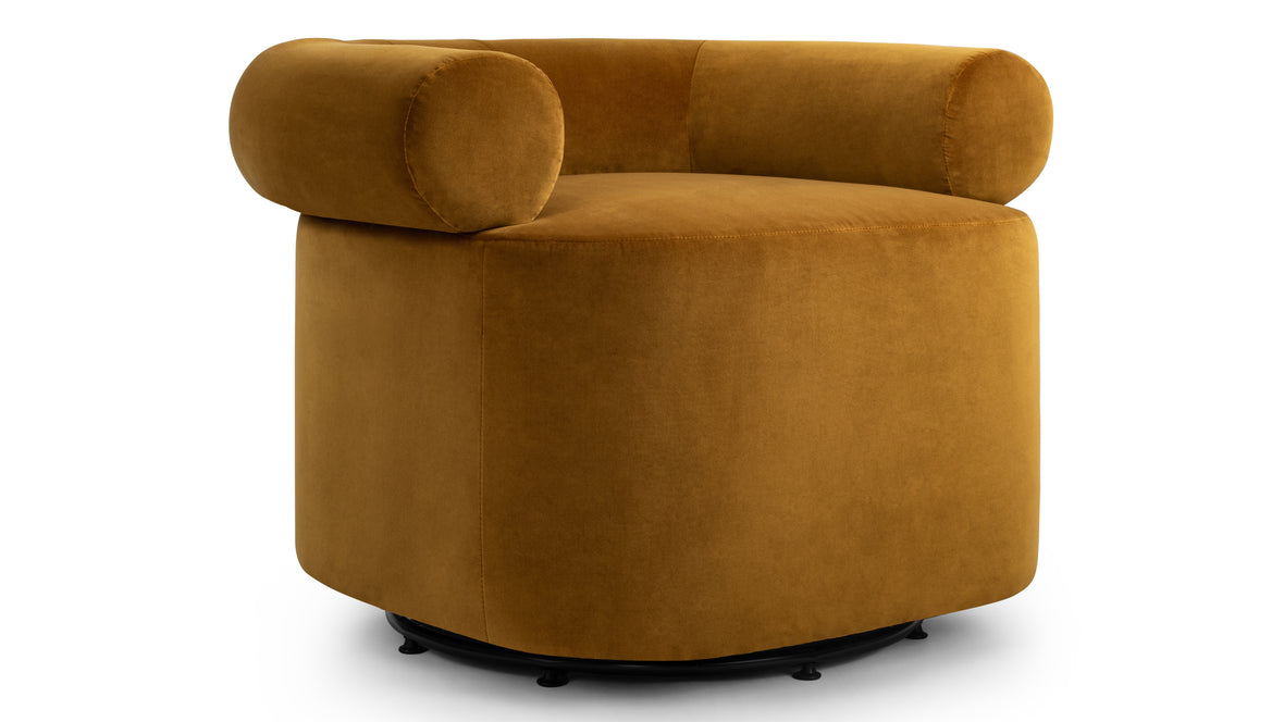 Huggy - Huggy Chair, Caramelized Velvet