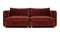 Morrell - Morrell Two Seater Sofa, Garnet Velvet