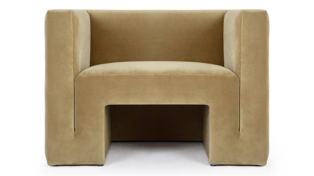 Olsen - Olsen Lounge Chair, Honey Velvet