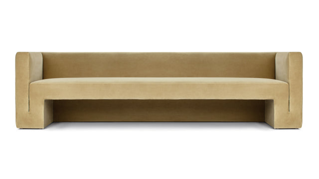 Olsen - Olsen Three Seater Sofa, Honey Velvet