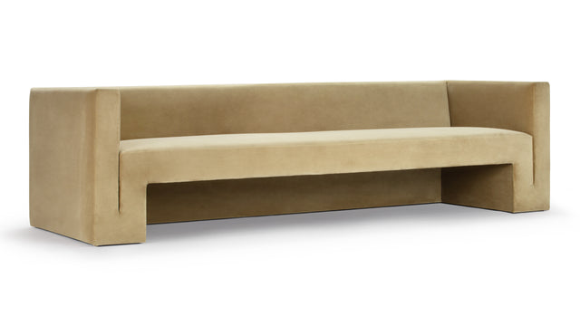 Olsen - Olsen Three Seater Sofa, Honey Velvet