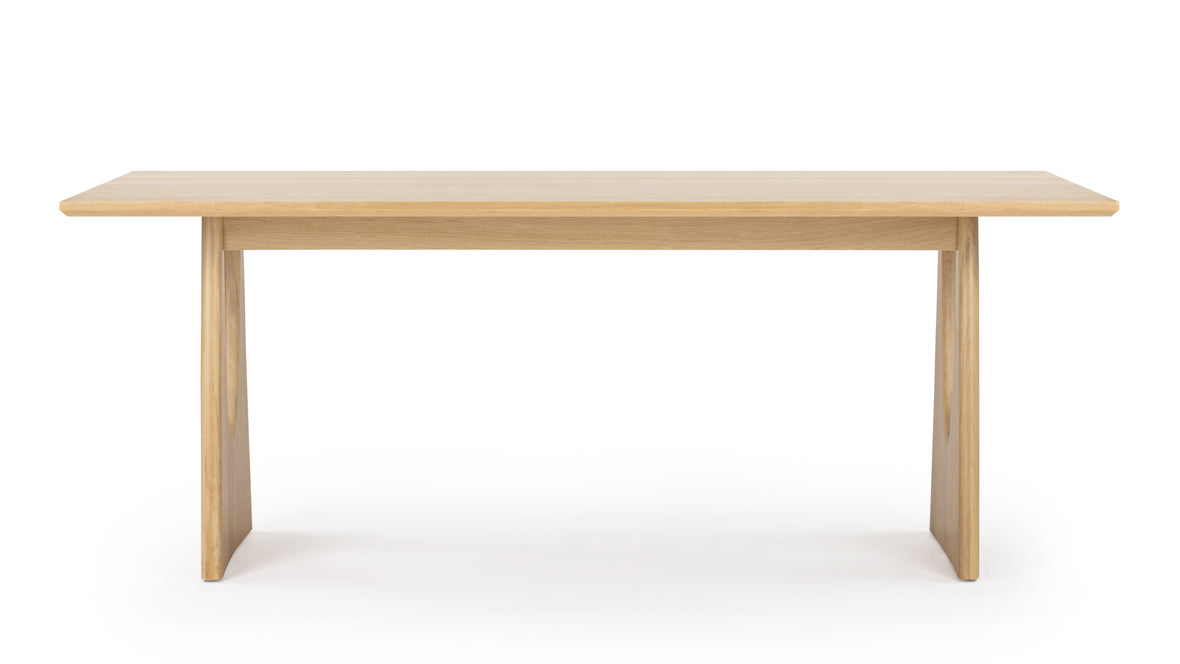 Noom - Noom Dining Table, Light Oak, 79in