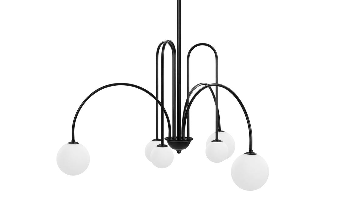 Mars - Mars Chandelier, Black