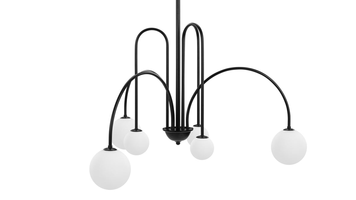 Mars - Mars Chandelier, Black