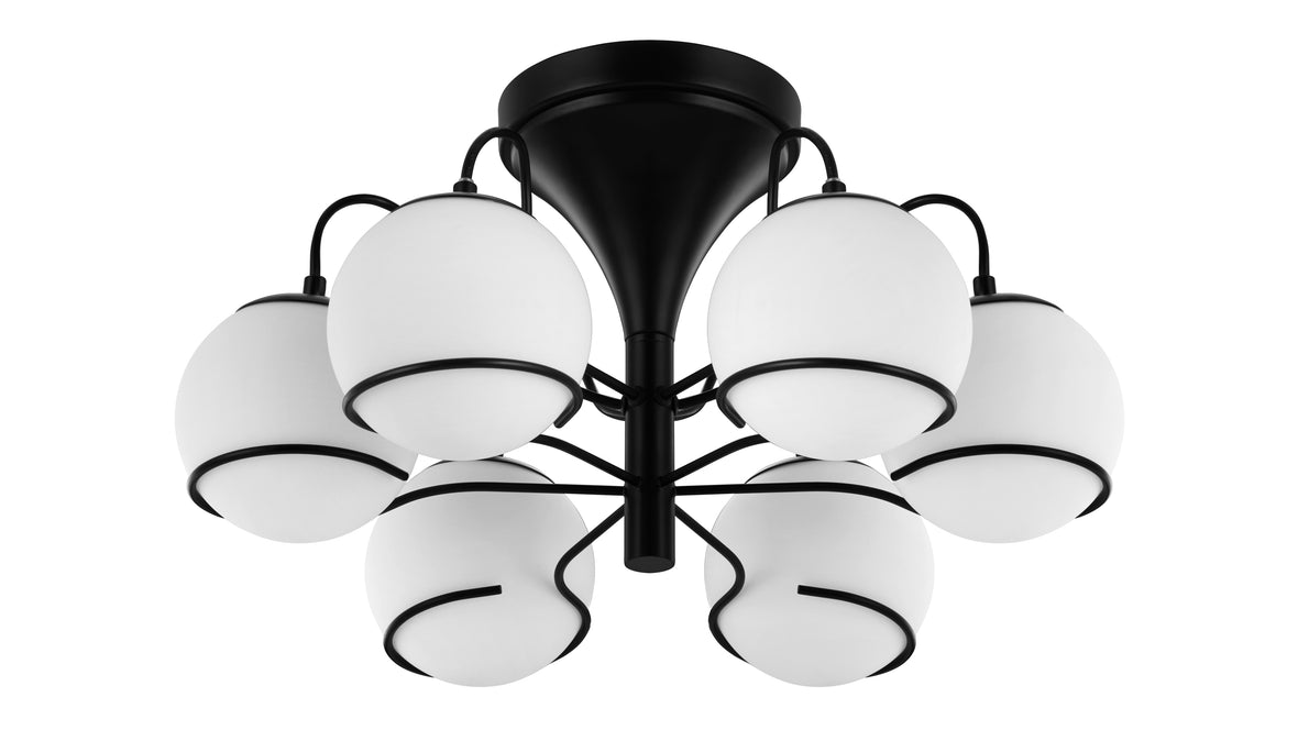 Ette - Ette Ceiling Light, Black