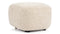 Tired Man - Tired Man Ottoman, Natural Luxe Sheepskin