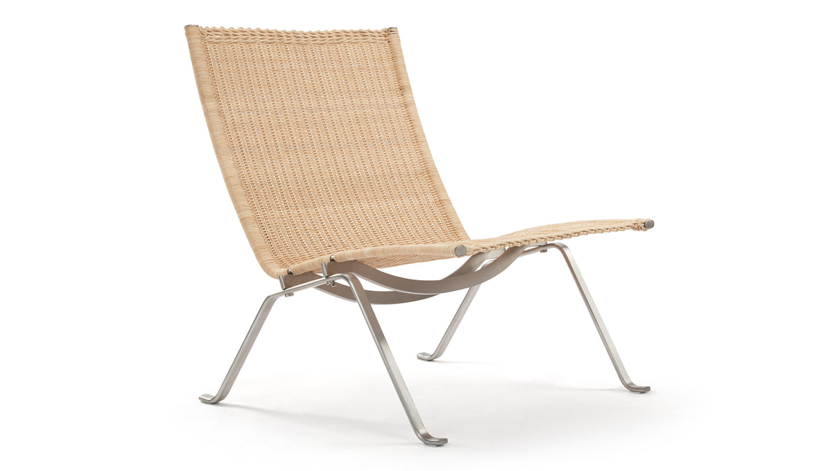 Ebbe - Ebbe Lounge Chair, Natural Rattan