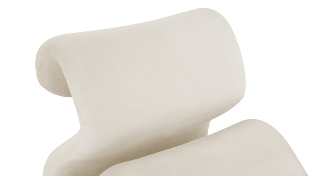 Etcetera - Etcetera Lounge Chair, Champagne Velvet