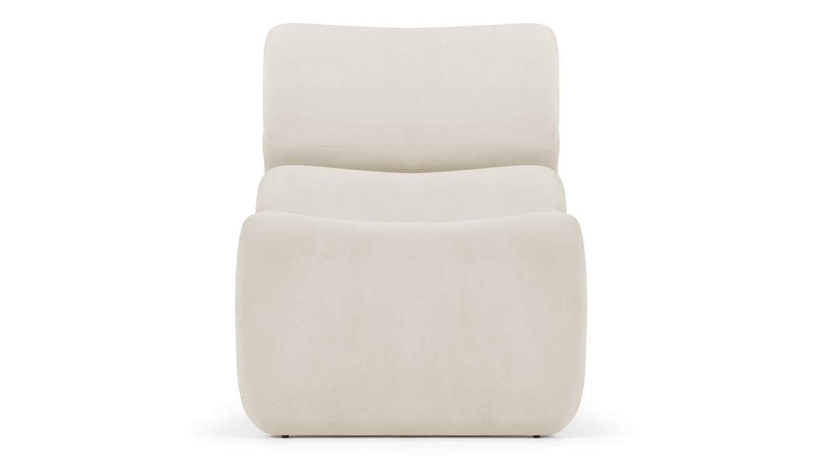 Etcetera - Etcetera Lounge Chair, Champagne Velvet