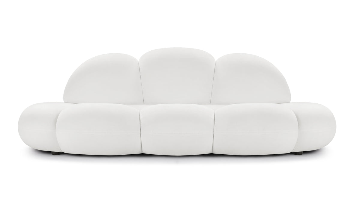 Cloud Nine - Cloud Nine Sofa, White Velvet