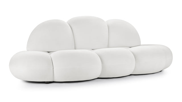 Cloud Nine - Cloud Nine Sofa, White Velvet