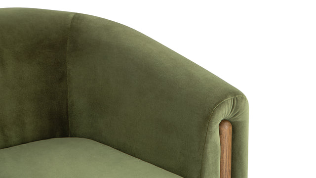 Holmes - Holmes Lounge Chair, Moss Green Velvet