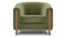 Holmes - Holmes Lounge Chair, Moss Green Velvet