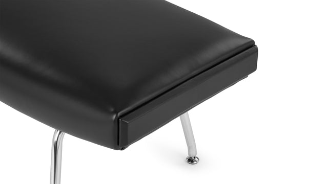 Toro - Toro Ottoman, Midnight Black Premium Leather