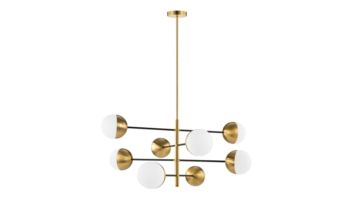 Aurore - Aurore Chandelier, Brass