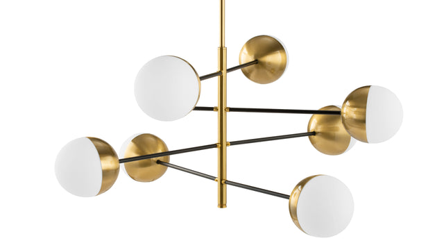 Aurore - Aurore Chandelier, Brass