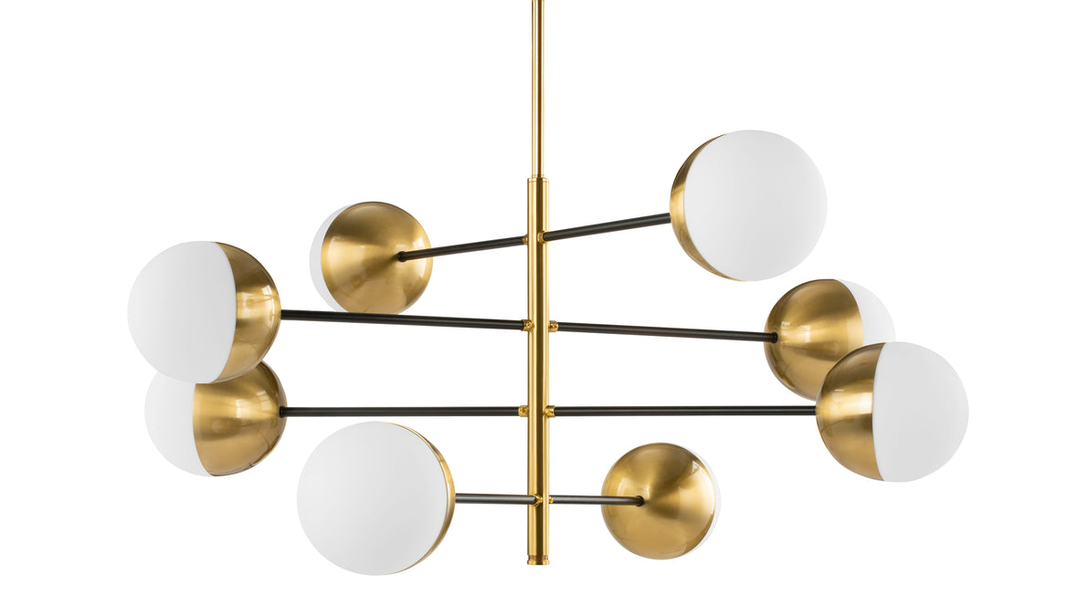 Aurore - Aurore Chandelier, Brass