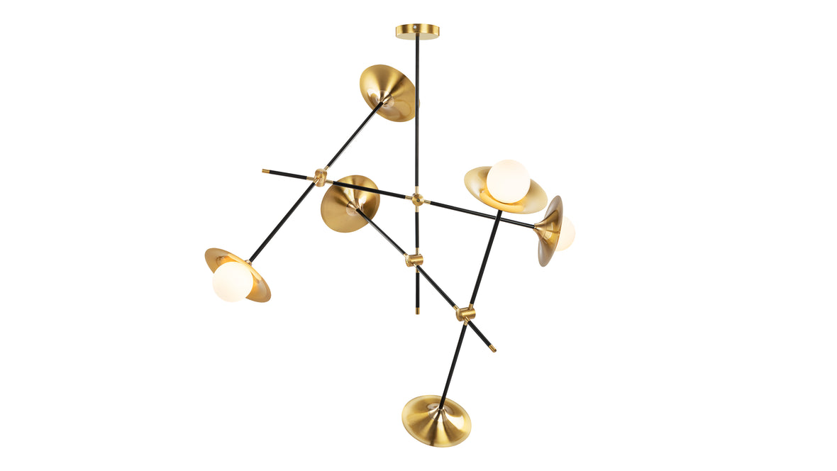 Prater - Prater Chandelier, Brass