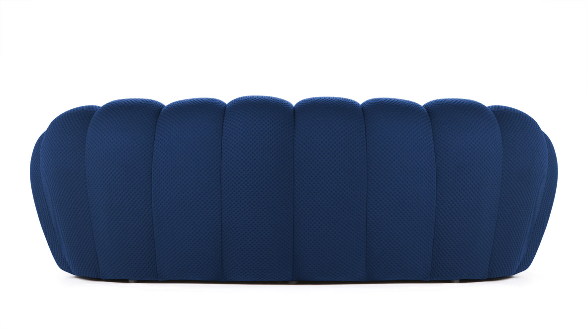 Bubble - Bubble Three Seater Sofa, Navy Textured Jersey