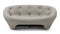 Ploum - Ploum Two Seater Sofa, Gray Textured Jersey