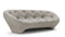 Ploum - Ploum Three Seater Sofa, Gray Jersey