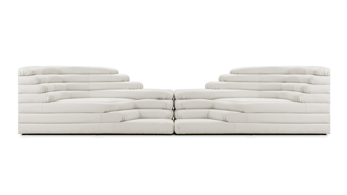 Terrazza - Terrazza Sofa Combination, Cream Vegan Leather