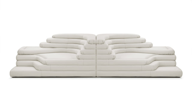 Terrazza - Terrazza Sofa Combination, Warm White Vegan Leather