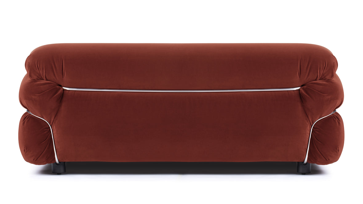 Sesann - Sesann Two Seater Sofa, Burgundy Luxe Velvet