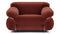 Sesann - Sesann Lounge Chair, Burgundy Luxe Velvet