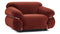 Sesann - Sesann Lounge Chair, Burgundy Luxe Velvet