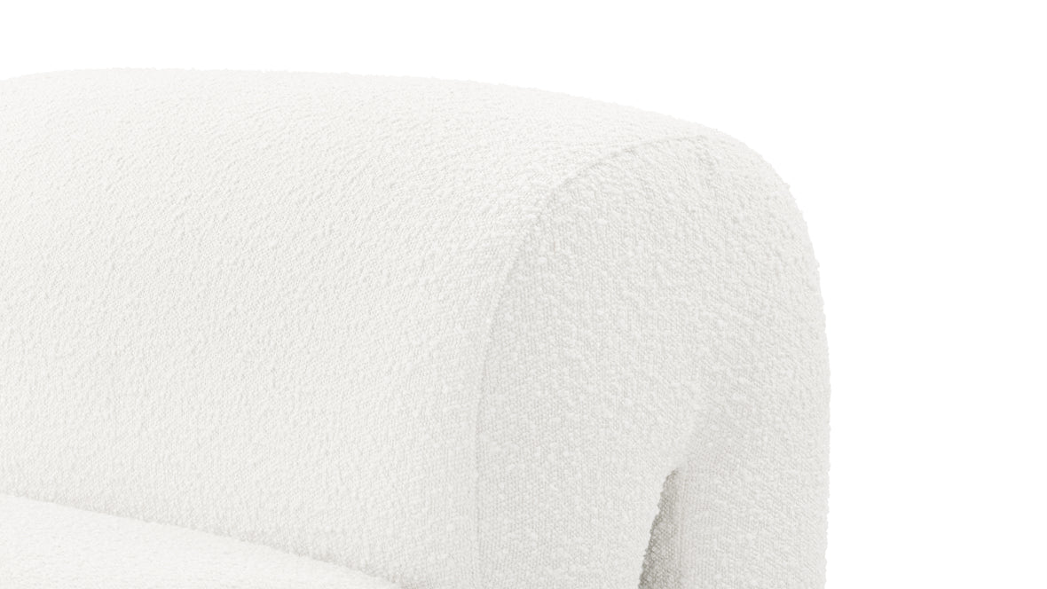 Carlo - Carlo Lounge Chair, White Boucle