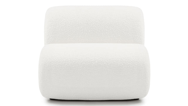 Carlo - Carlo Lounge Chair, White Boucle