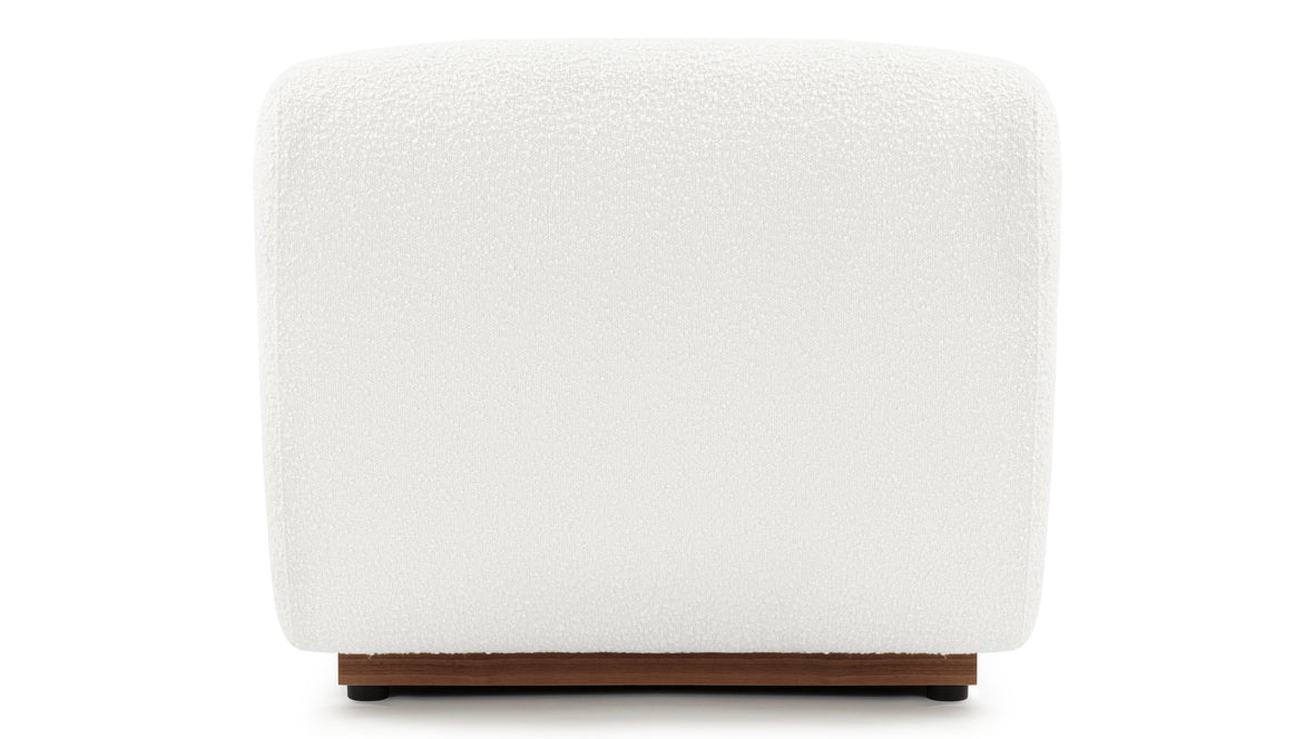 Carlo - Carlo Lounge Chair, White Boucle