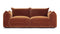 Marenco - Marenco Two Seater Sofa, Spice Velvet